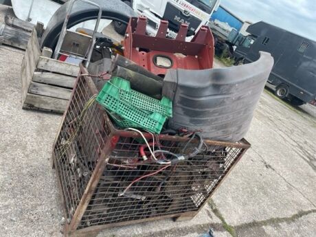 Stillage of Miscellaneous ERF Vehicle Parts