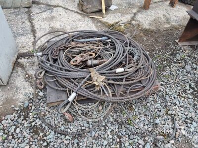 Quantity of Lifting Cables Etc.