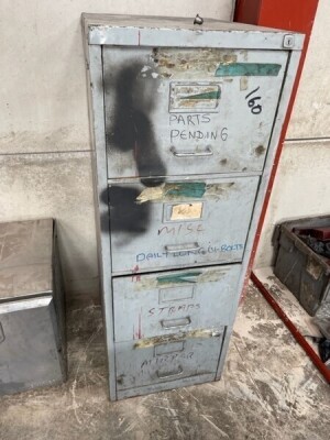 Quantity of Miscellaneous Spares & Filing Cabinet