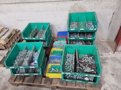 Large Quantity of Nuts, Bolts & Washers