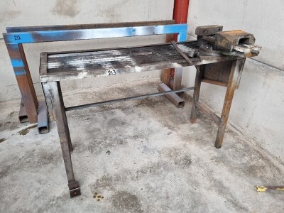 Steel Bench & Vice