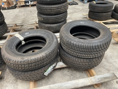 2 x 225/60 R15, 2 x 195/R15C Unused Tyres - 8