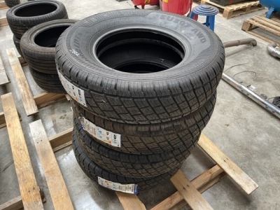 4x 225/75 R16 Unused Tyres