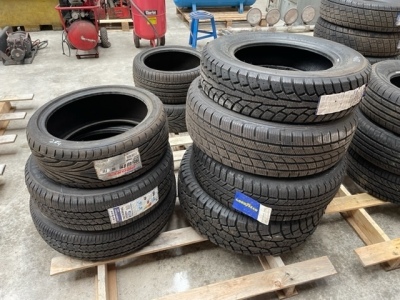 7x Unused Tyres