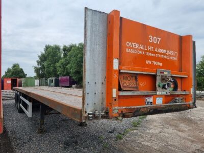 2004 Donbur Triaxle Flat Trailer - 2