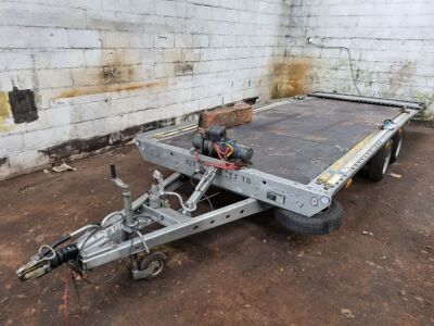 Brian James Tandem Axle Tilt Drawbar Flat Trailer