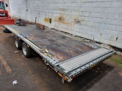 Brian James Tandem Axle Tilt Drawbar Flat Trailer - 12