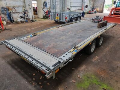 Brian James Tandem Axle Tilt Drawbar Flat Trailer - 15