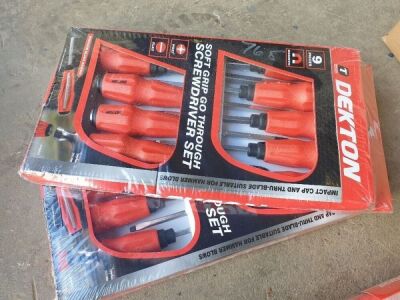 9PC Screwdriver Set x 2