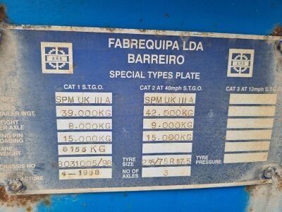 1998 ARB SPM UK111 A Triaxle Low Loader - 17