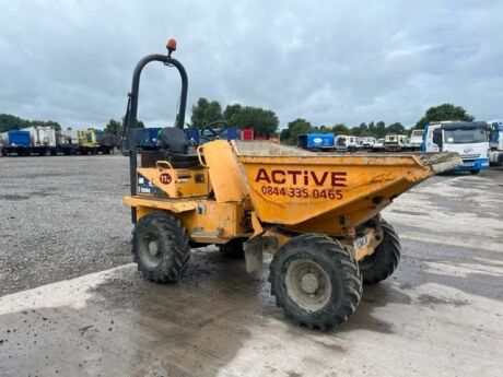 2013 Thwaites 3 ton Swivel Dumper 