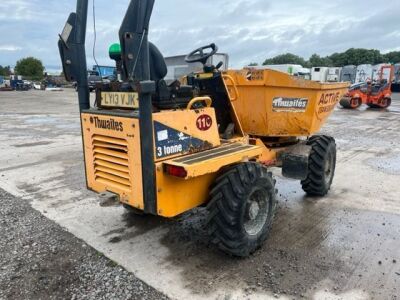 2013 Thwaites 3 ton Swivel Dumper  - 4