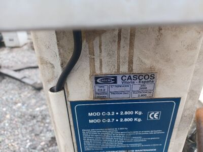 2000 Cascus C3-2 2800 Kg 2 Post Lift - 4