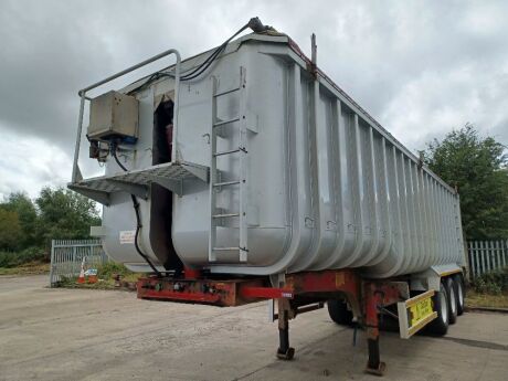 2003 Fruehauf Triaxle Alloy Body Tipping Trailer