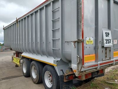 2003 Fruehauf Triaxle Alloy Body Tipping Trailer - 4