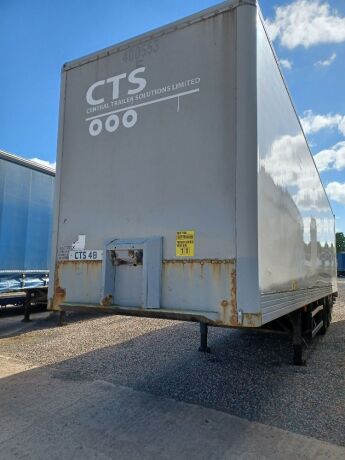 2002 Montracon Triaxle Box Van Trailer