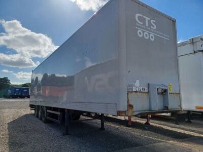 2002 Montracon Triaxle Box Van Trailer - 2