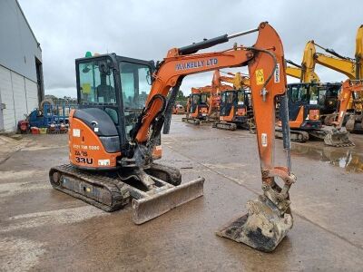 2018 Hitachi ZX33U-5A CLR Mini Digger - 2