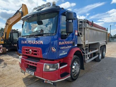 2015 Renault C320 6x4 Alloy Body Tipper