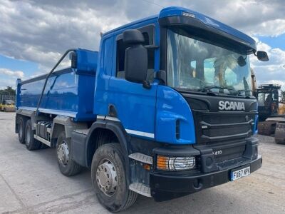 2017 Scania P410 8x4 Steel Body Tipper