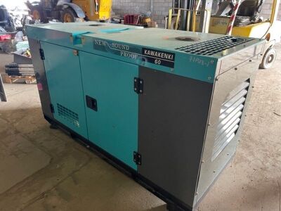 2022 Kawakenki KK60-III-SSS 60 KVa Diesel Generator - 5