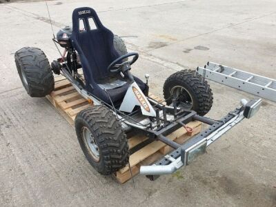 Petrol Electric Start Go Cart  - 3