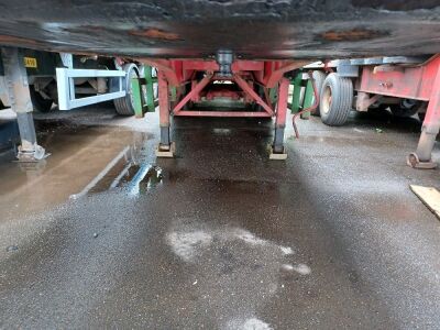 1989 Crane Fruehauf Triaxle PSK Flat Trailer - 8