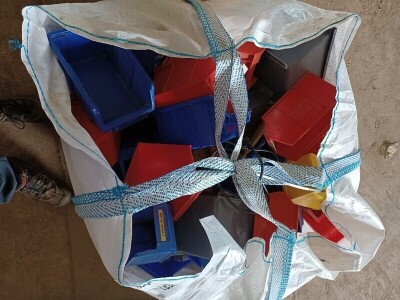 Qty of Plastic Storage Bins