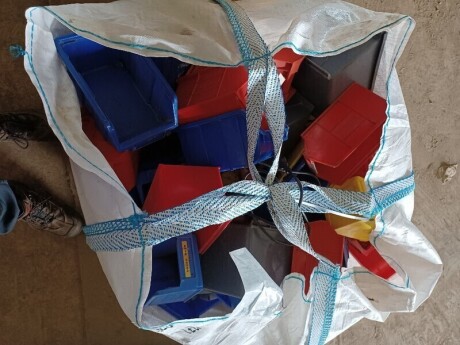 Qty of Plastic Storage Bins