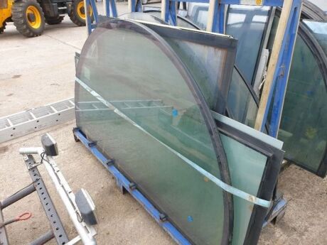 Stillage of Assorted Bespoke Architectural Glass