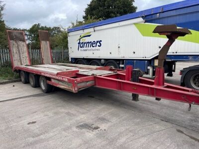 2009 Andover Triaxle Drawbar Plant Trailer