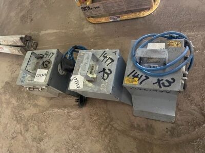3x Electrical Currant Transformers - 3