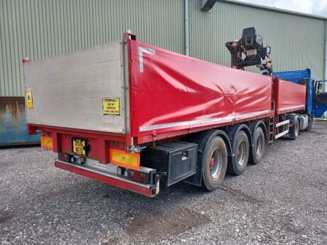 2010 Montracon Triaxle Brick Crane Trailer