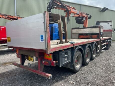 2008 M&G Triaxle Brick Crane Trailer