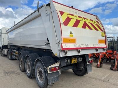 2015 Stas Triaxle Bathtub Alloy Tipping Trailer - 5