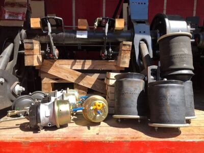 Trailer Set of 3 Unused SAF Drum Brake Axles - 13