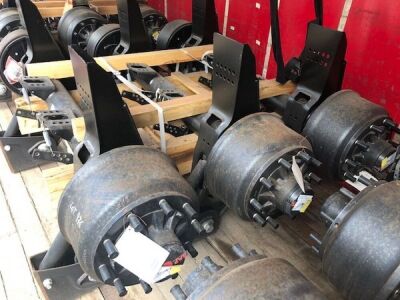 Trailer Set of 3 Unused SAF Drum Brake Axles - 2