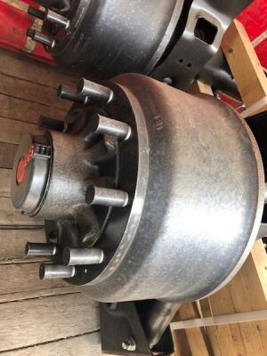 Trailer Set of 3 Unused SAF Drum Brake Axles - 8