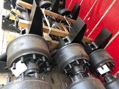 Trailer Set of 3 Unused SAF Drum Brake Axles - 11