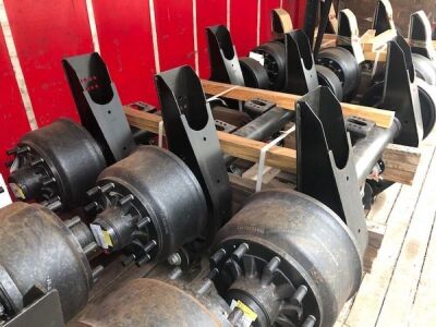 Trailer Set of 3 Unused SAF Drum Brake Axles