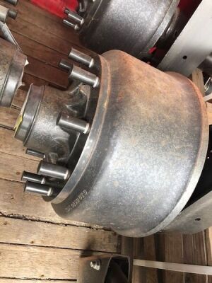 Trailer Set of 3 Unused SAF Drum Brake Axles - 9