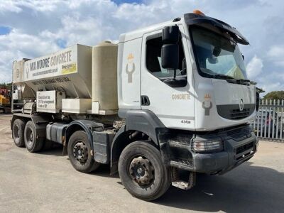 2013 Renault Kerax 430 8x4 Volumetric Mixer