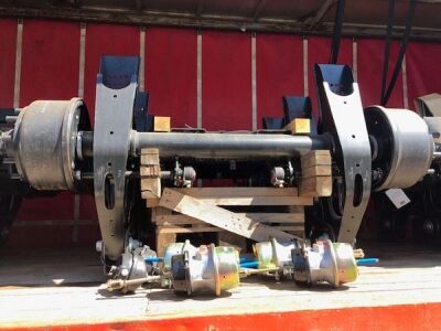 Trailer Set of 3 Unused SAF Drum Brake Axles - 14