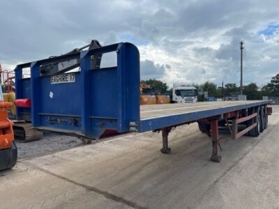 2002 Montracon 45ft Triaxle Flat Trailer