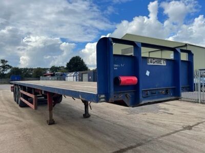 2002 Montracon 45ft Triaxle Flat Trailer - 2