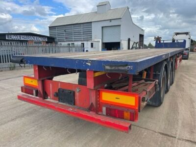 2002 Montracon 45ft Triaxle Flat Trailer - 4