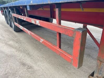 2002 Montracon 45ft Triaxle Flat Trailer - 6