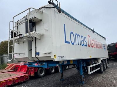 2015 Fruehauf Triaxle Alloy Body Tipping Trailer