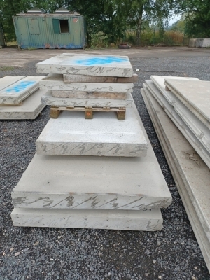 6x Concrete Panels