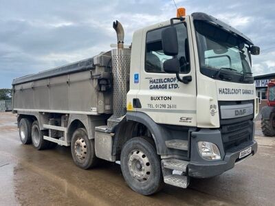 2014 DAF CF 400 8x4 Alloy Body Tipper